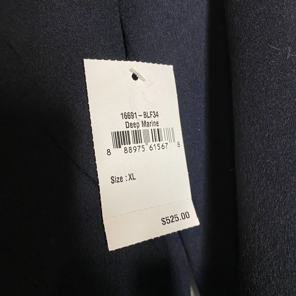 AYR Navy Long Coat - Picture 11 of 11